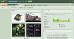 Desktop Screenshot of creativefusionpro.deviantart.com