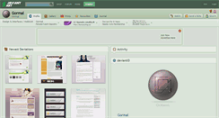 Desktop Screenshot of gormal.deviantart.com