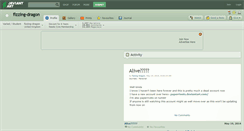 Desktop Screenshot of fizzing-dragon.deviantart.com