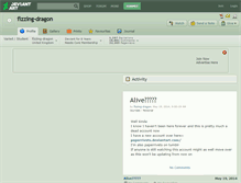 Tablet Screenshot of fizzing-dragon.deviantart.com