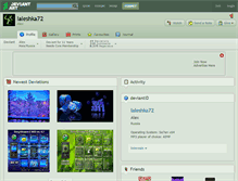Tablet Screenshot of laleshka72.deviantart.com