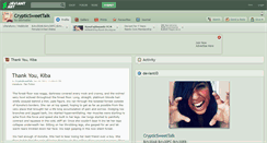 Desktop Screenshot of crypticsweettalk.deviantart.com