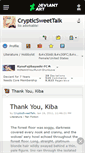 Mobile Screenshot of crypticsweettalk.deviantart.com