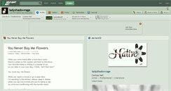 Desktop Screenshot of ladyshadowrage.deviantart.com