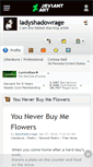Mobile Screenshot of ladyshadowrage.deviantart.com