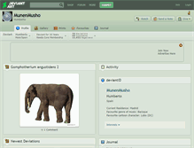 Tablet Screenshot of munenmusho.deviantart.com