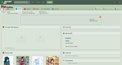 Desktop Screenshot of kyotsu.deviantart.com