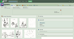 Desktop Screenshot of dhampton.deviantart.com