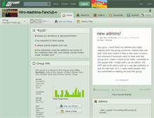 Tablet Screenshot of hiro-mashima-fanclub.deviantart.com