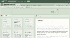 Desktop Screenshot of happinessneverends.deviantart.com