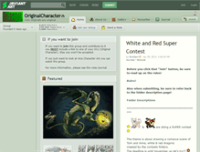 Tablet Screenshot of originalcharacter.deviantart.com
