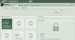 Desktop Screenshot of katiebour.deviantart.com