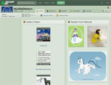 Tablet Screenshot of mylittledisney.deviantart.com