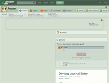 Tablet Screenshot of poyonn.deviantart.com