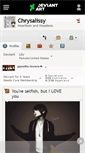 Mobile Screenshot of chrysalissy.deviantart.com