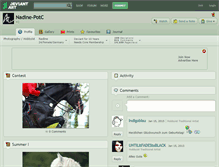 Tablet Screenshot of nadine-potc.deviantart.com