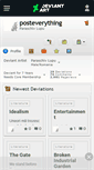 Mobile Screenshot of posteverything.deviantart.com