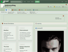 Tablet Screenshot of posteverything.deviantart.com