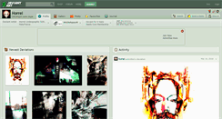 Desktop Screenshot of horrel.deviantart.com