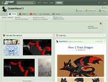 Tablet Screenshot of oceanwave11.deviantart.com