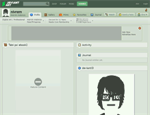 Tablet Screenshot of nivrem.deviantart.com