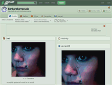Tablet Screenshot of barbarabarracuda.deviantart.com