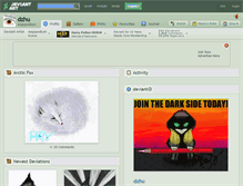 Tablet Screenshot of dzhu.deviantart.com