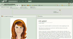 Desktop Screenshot of ladywithoutaname.deviantart.com