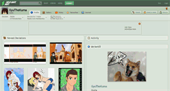Desktop Screenshot of gyuthekuma.deviantart.com