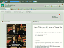 Tablet Screenshot of darkkaosanime.deviantart.com