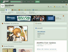 Tablet Screenshot of abexmihashi.deviantart.com