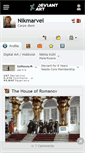 Mobile Screenshot of nikmarvel.deviantart.com