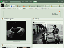 Tablet Screenshot of felixlu.deviantart.com