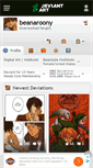 Mobile Screenshot of beanaroony.deviantart.com