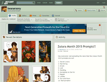 Tablet Screenshot of beanaroony.deviantart.com