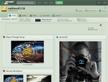 Tablet Screenshot of matthew83128.deviantart.com