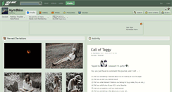 Desktop Screenshot of myrrdhinn.deviantart.com