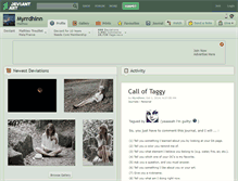 Tablet Screenshot of myrrdhinn.deviantart.com