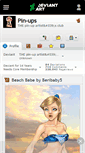 Mobile Screenshot of pin-ups.deviantart.com