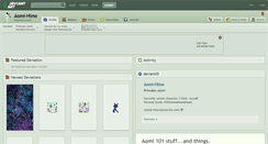Desktop Screenshot of aomi-hime.deviantart.com