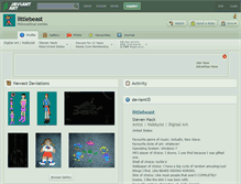 Tablet Screenshot of littlebeast.deviantart.com