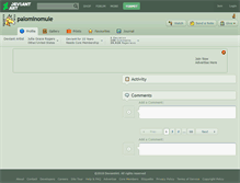 Tablet Screenshot of palominomule.deviantart.com
