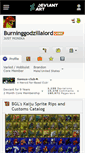 Mobile Screenshot of burninggodzillalord.deviantart.com