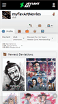 Mobile Screenshot of myfavartmovies.deviantart.com