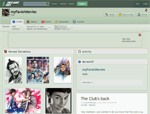 Tablet Screenshot of myfavartmovies.deviantart.com