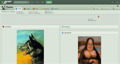 Desktop Screenshot of eluone.deviantart.com