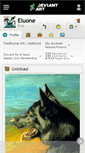Mobile Screenshot of eluone.deviantart.com