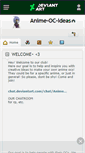 Mobile Screenshot of anime-oc-ideas.deviantart.com