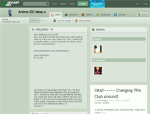 Tablet Screenshot of anime-oc-ideas.deviantart.com