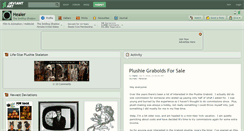 Desktop Screenshot of healer.deviantart.com